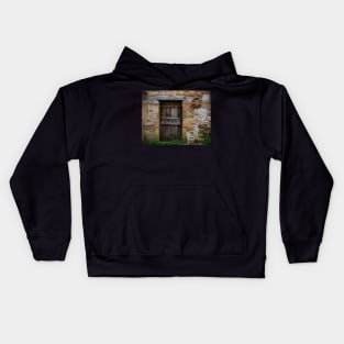 Door in Poffabro, North East Italy Kids Hoodie